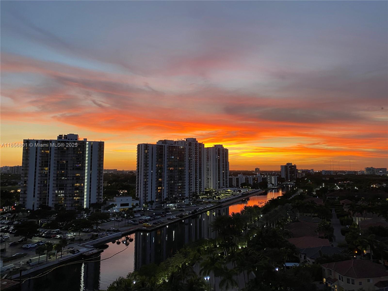 Photo of 3802 207th St  #1204, Aventura, Florida, 33180 - Sunset