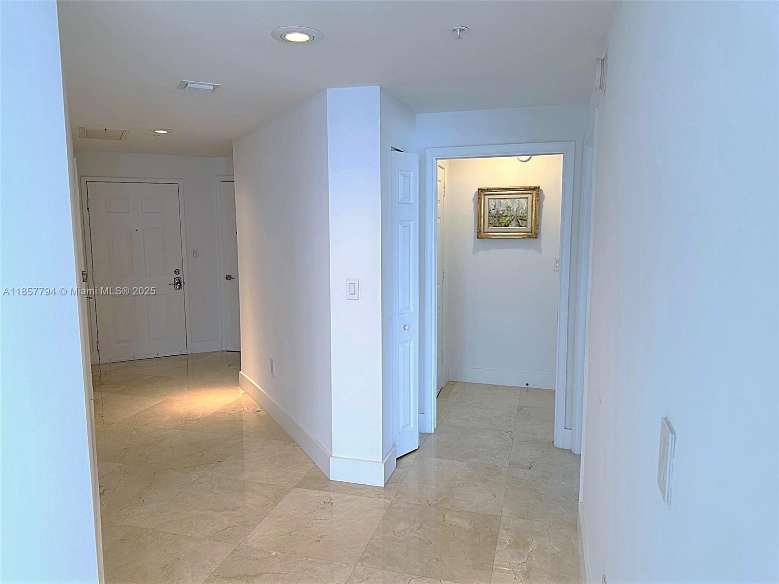 Photo of 2080 Ocean Dr #MPH12, Hallandale Beach, Florida, 33009 - Hallway from entrance and to Bedrooms 2 and 3