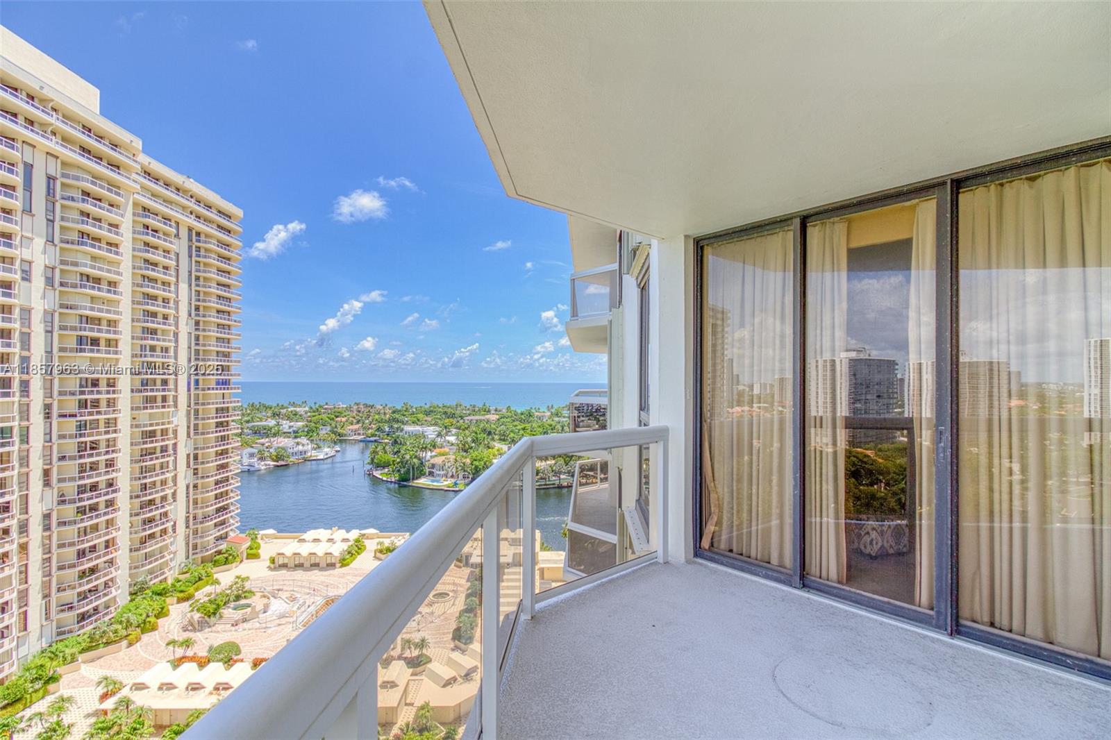 Photo of 20185 Country Club Dr  #1709, Aventura, Florida, 33180 - Breathtaking ocean views from expansive wrap-around balcony