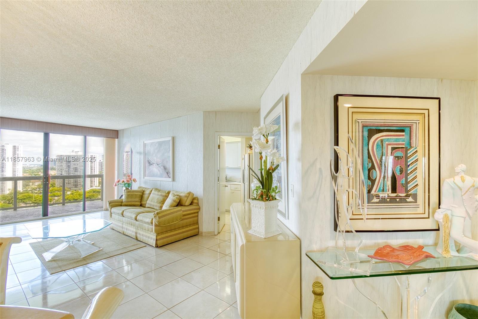 Photo of 20185 Country Club Dr  #1709, Aventura, Florida, 33180 - Main living space filled with natural light