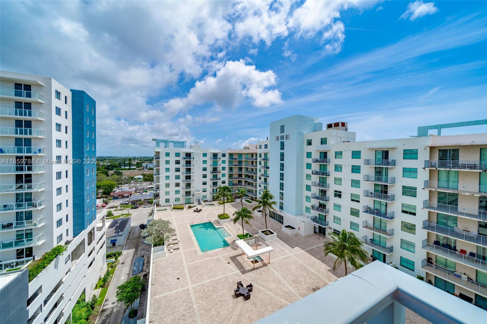 Photo of 140 Dixie Hwy  #1037, Hollywood, Florida, 33020 - 2nd master bedroom Balcony north west exposure