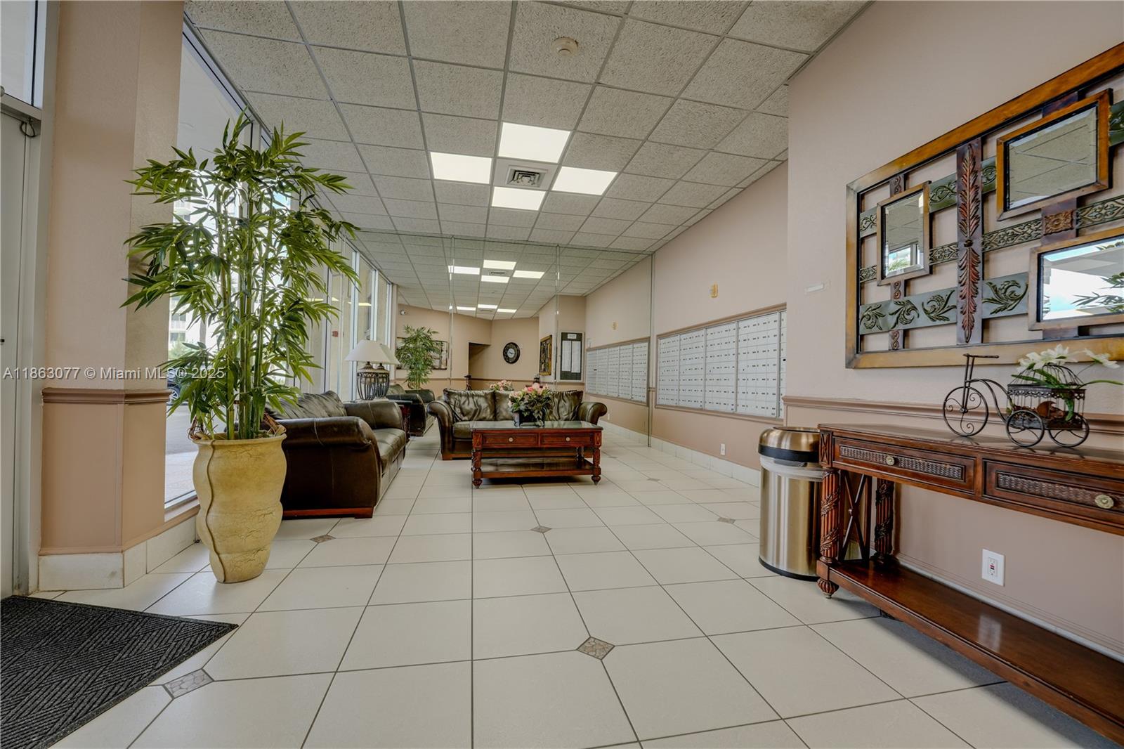 Photo of 1817 Ocean Dr  #515, Hallandale Beach, Florida, 33009 - Lobby with mailboxes