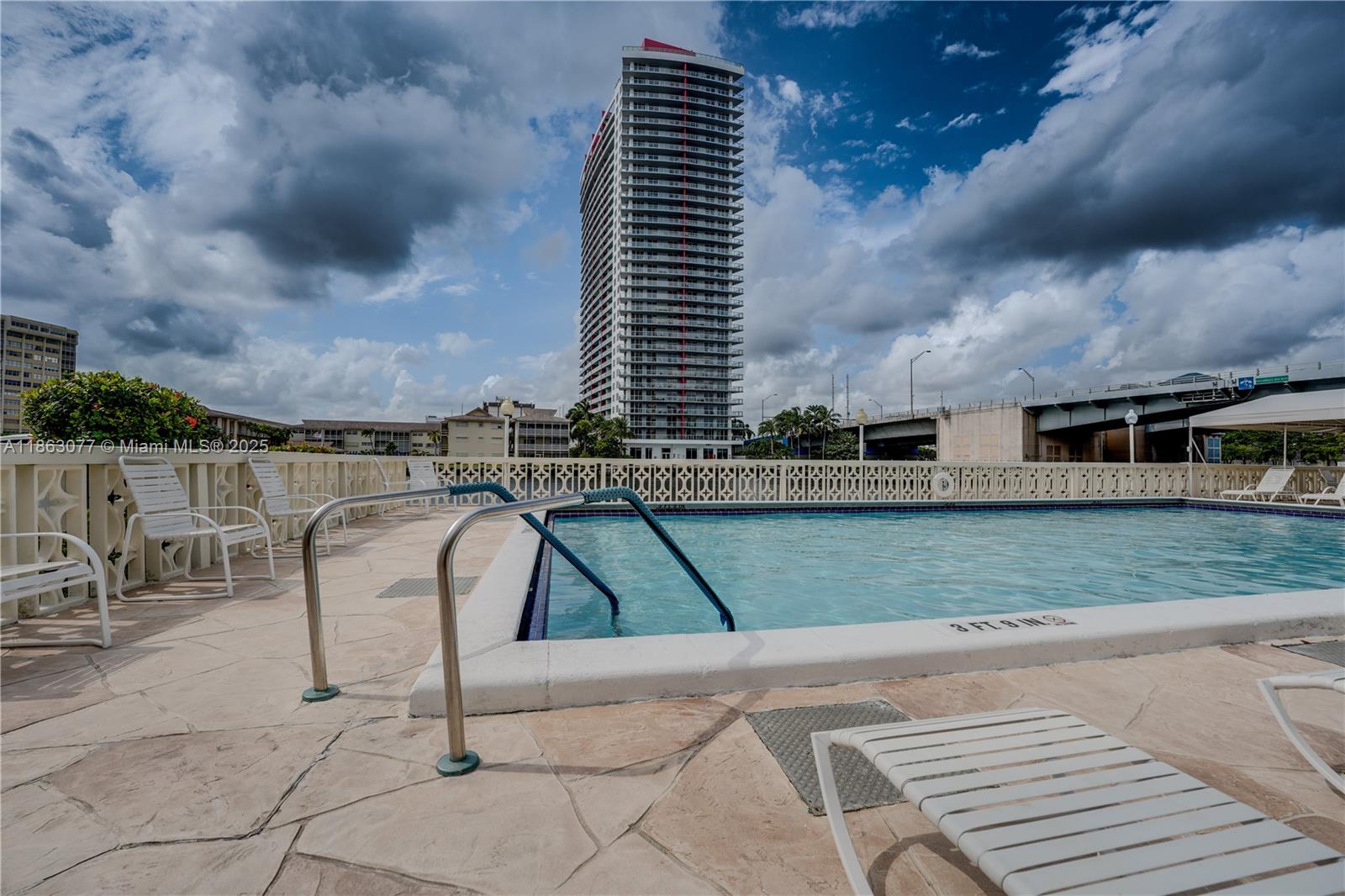 Photo of 1817 Ocean Dr  #515, Hallandale Beach, Florida, 33009 - Community Pool