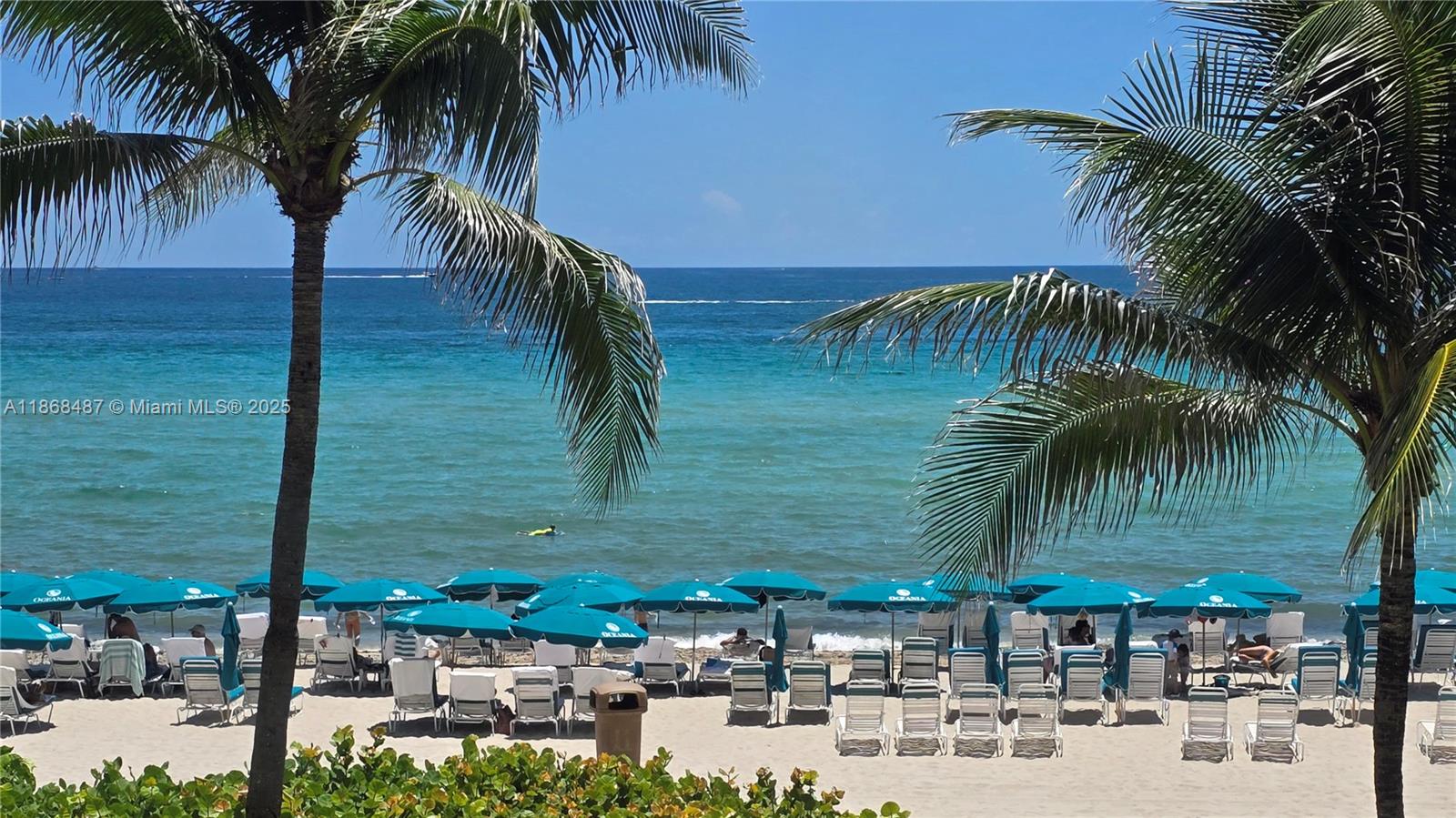 Photo of 16445 Collins Ave  #925, Sunny Isles Beach, Florida, 33160 - Full beach service, chair, umbrella, towels, food beach service