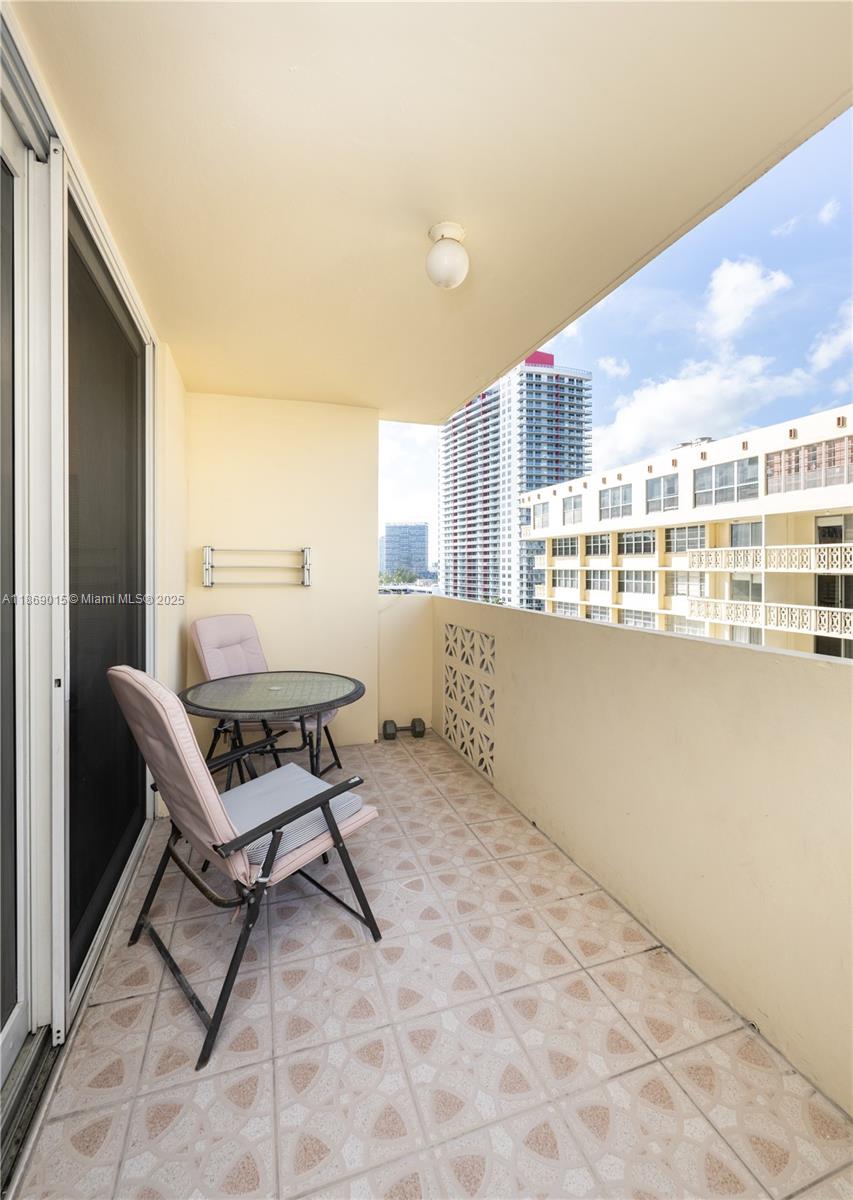 Photo of 1833 Ocean Dr  #1007, Hallandale Beach, Florida, 33009 - Large Open Balcony