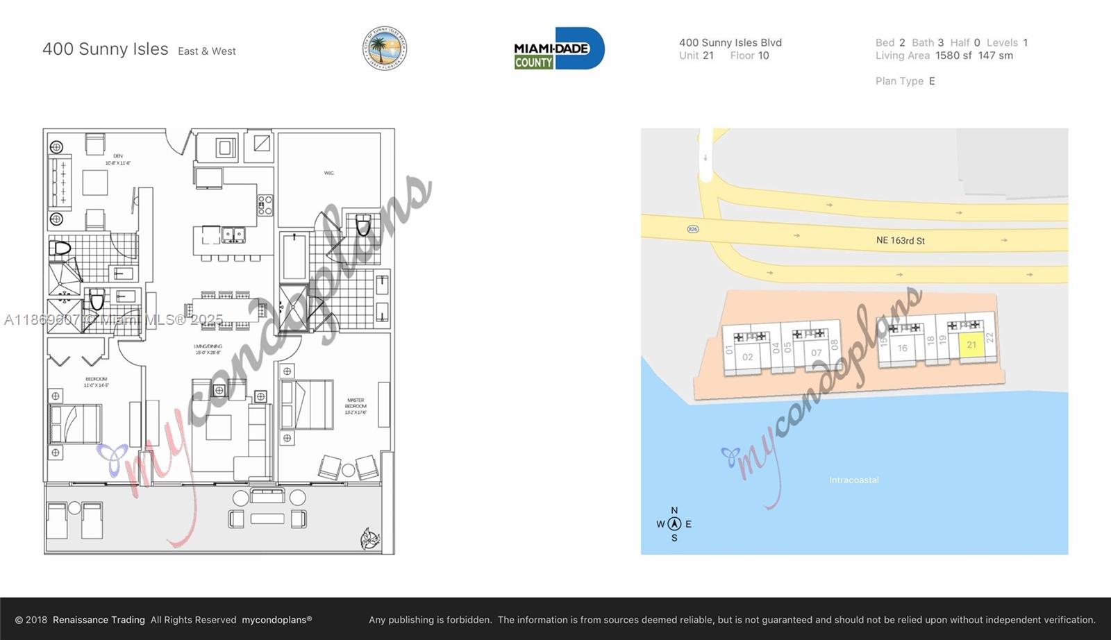 Photo of 400 Sunny Isles Blvd  #1021, Sunny Isles Beach, Florida, 33160 - 