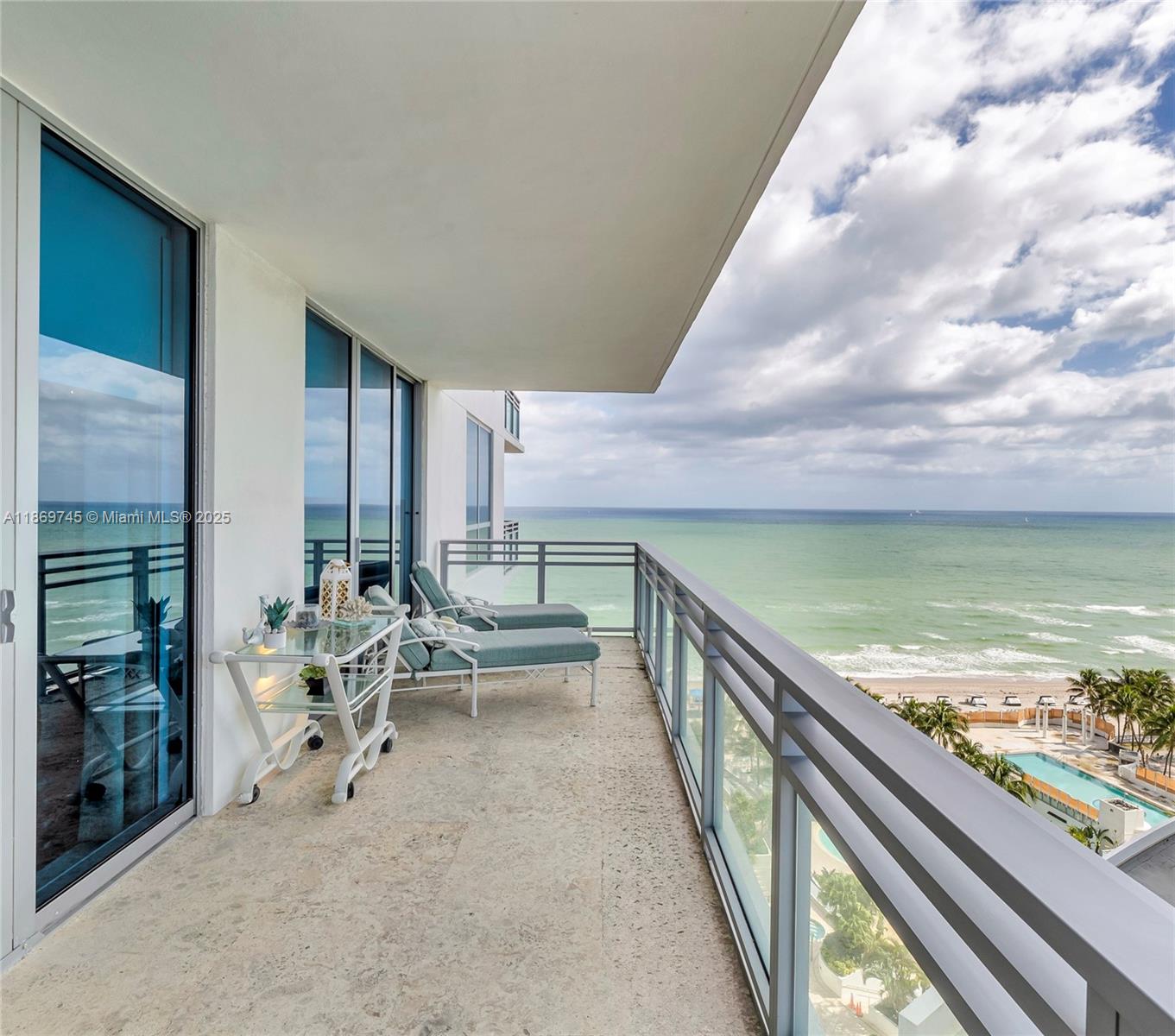 Photo of 3535 Ocean Dr #1405, Hollywood, Florida, 33019 - SOUTH-EAST BALCONY