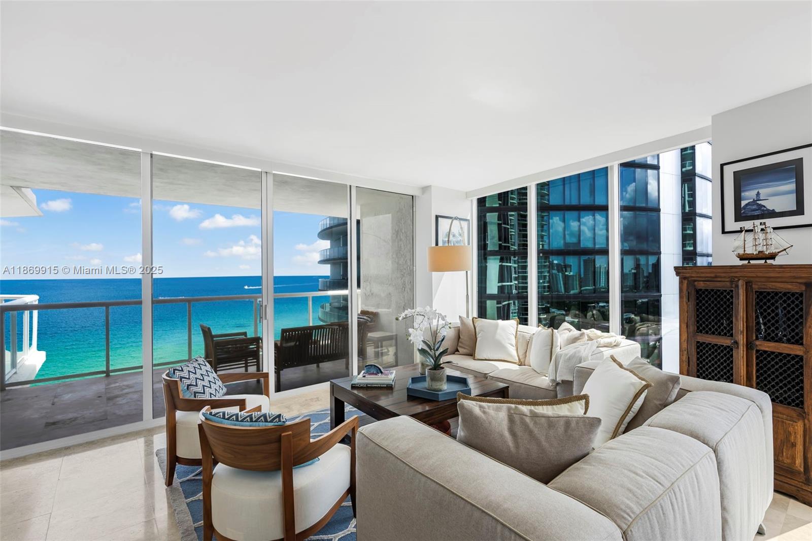 Photo of 18671 Collins Ave #1603, Sunny Isles Beach, Florida, 33160 - SPECTACULAR OCEAN VIEWS FROM MAIN BALCONY