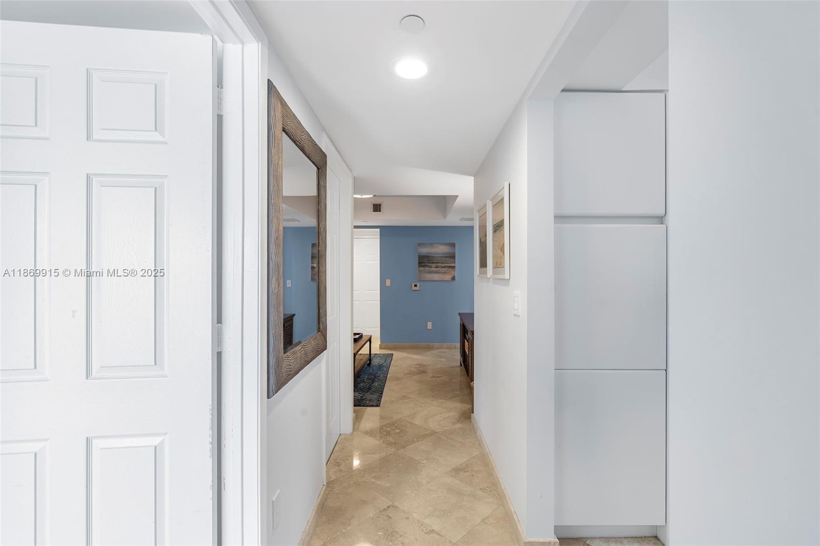 Photo of 18671 Collins Ave  #1603, Sunny Isles Beach, Florida, 33160 - HALLWAY THAT CONNECTS BEDROOMS.