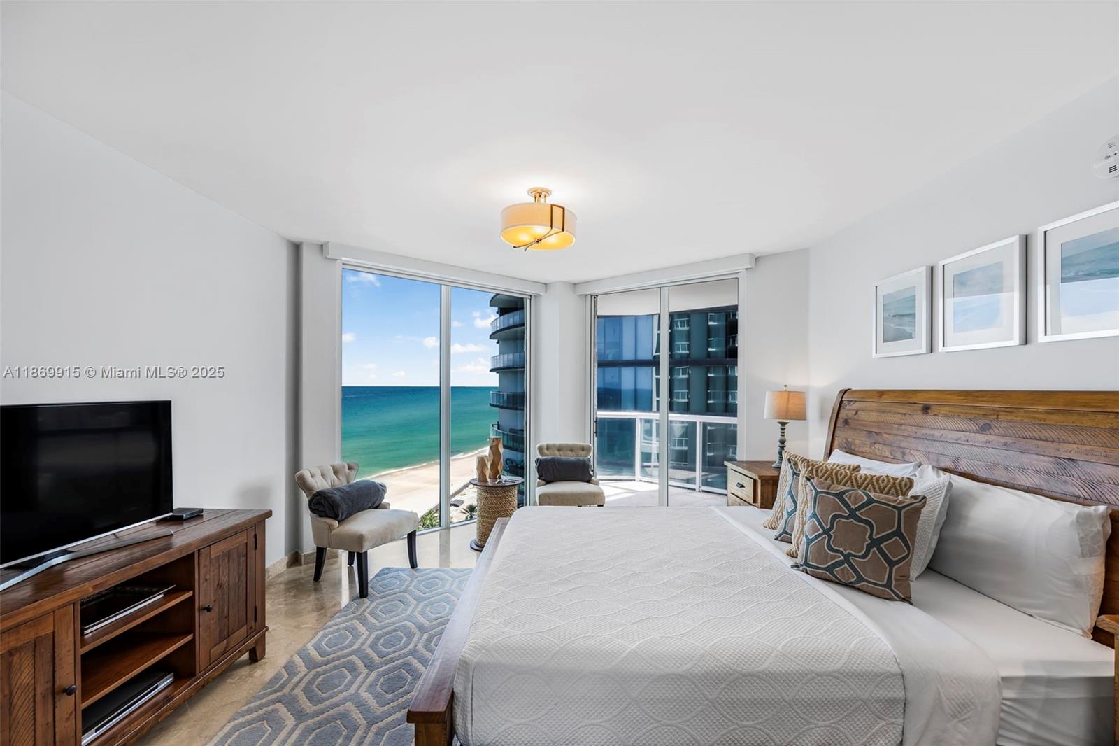 Photo of 18671 Collins Ave  #1603, Sunny Isles Beach, Florida, 33160 - MASTER BEDROOM.