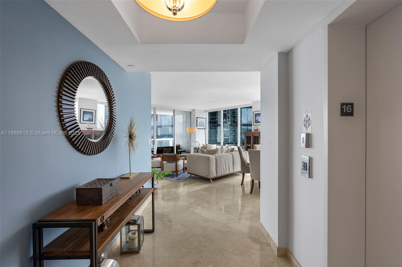 Photo of 18671 Collins Ave #1603, Sunny Isles Beach, Florida, 33160 - FOYER