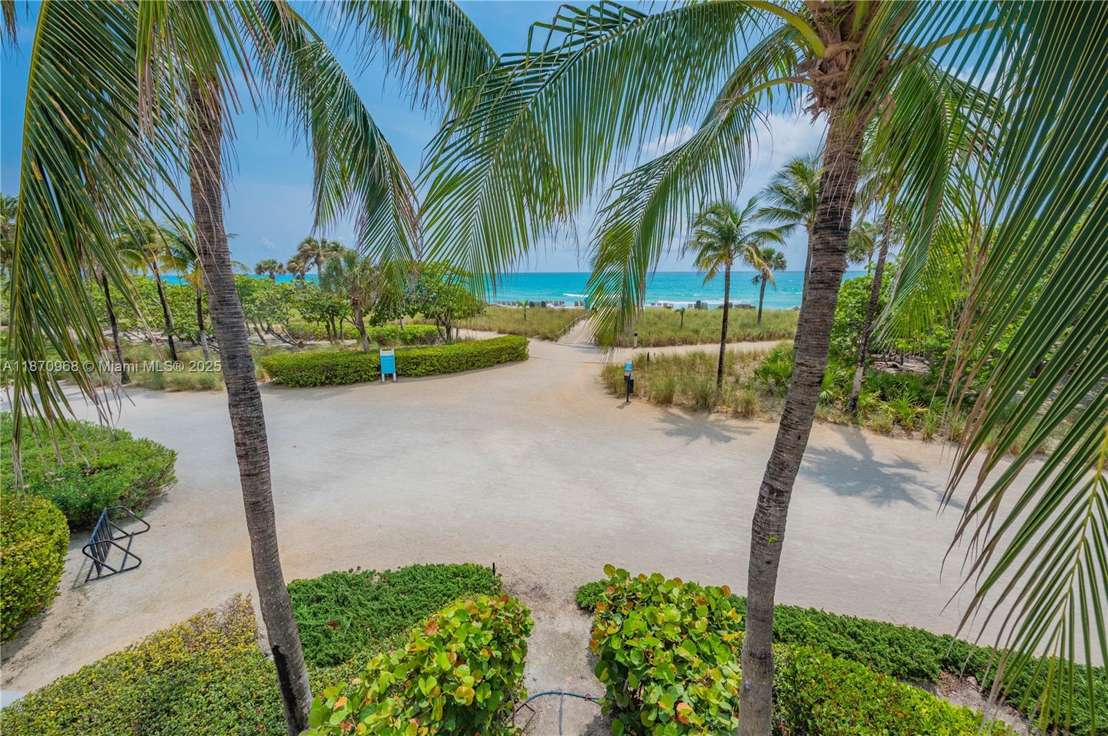 Photo of 9801 Collins Ave  #4Y, Bal Harbour, Florida, 33154 - Beach Walking Path