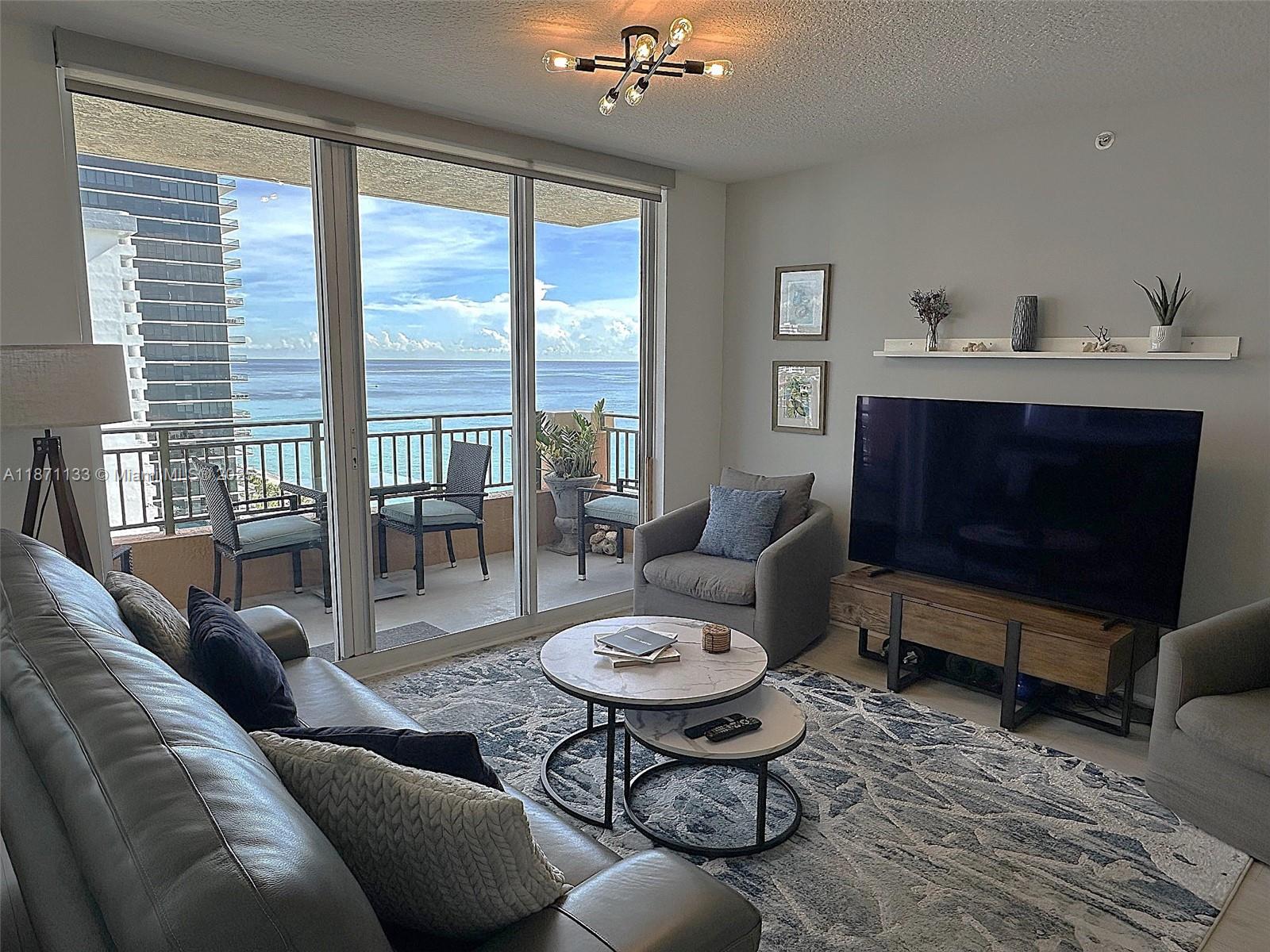 Photo of 2080 OCEAN DRIVE  #LPH06, Hallandale Beach, Florida, 33009 - Great view from Living Room