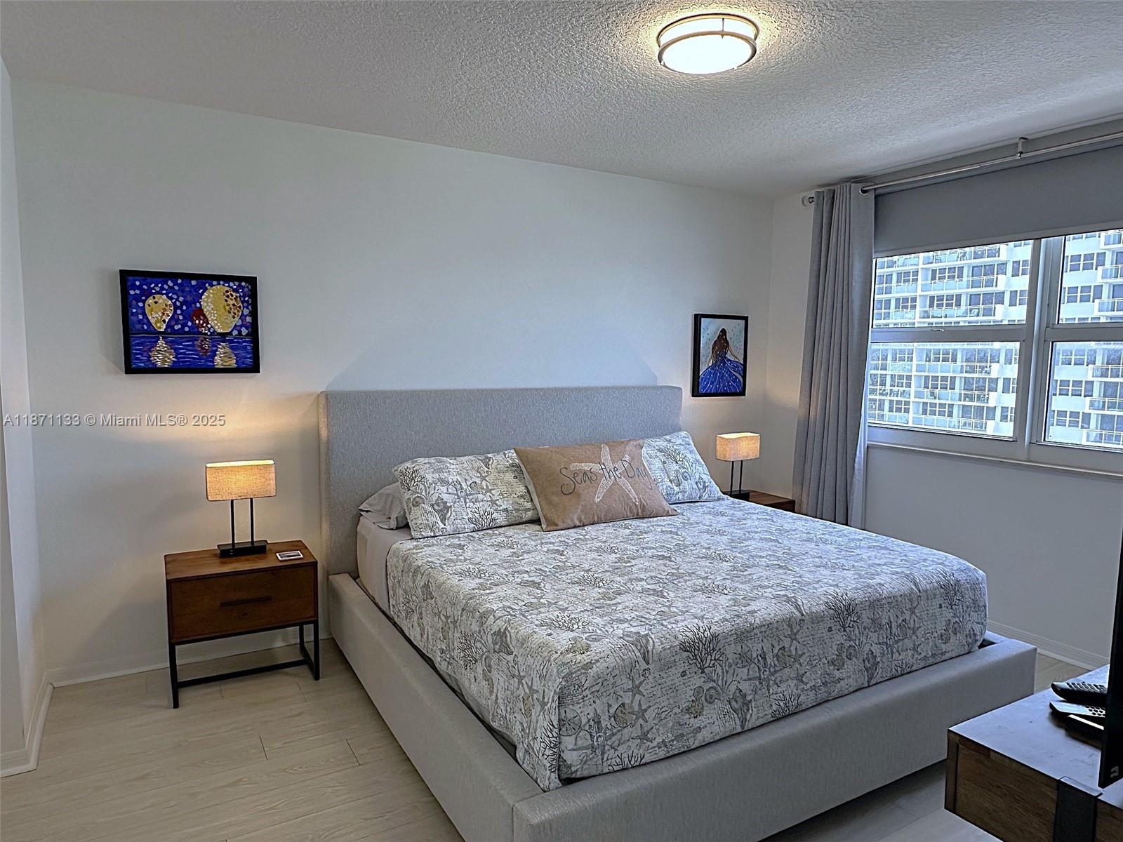 Photo of 2080 OCEAN DRIVE  #LPH06, Hallandale Beach, Florida, 33009 - Spacious bedroom, king bed