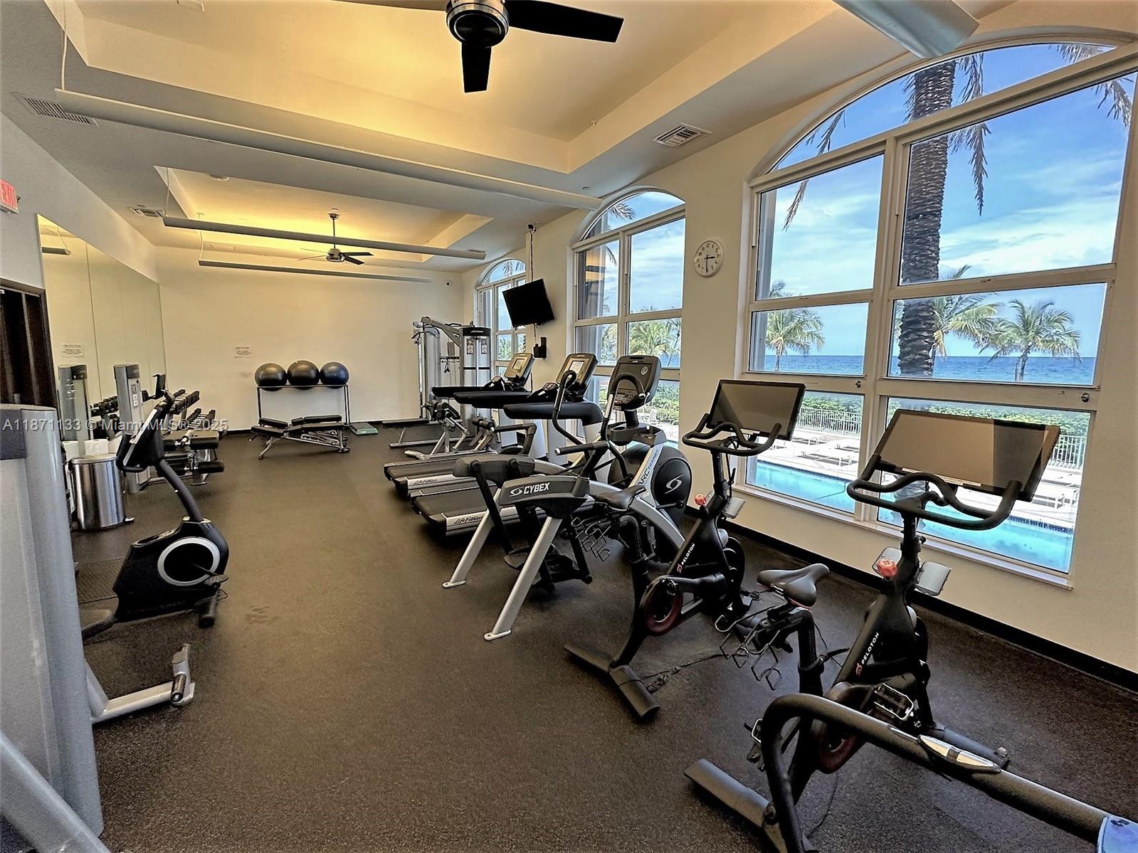 Photo of 2080 OCEAN DRIVE  #LPH06, Hallandale Beach, Florida, 33009 - Treadmills, elliptical and bicycles