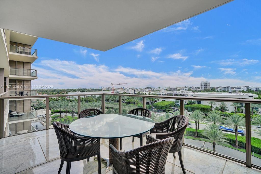 Photo of 9705 Collins Ave  #702N, Bal Harbour, Florida, 33154 - kitchen balcony
