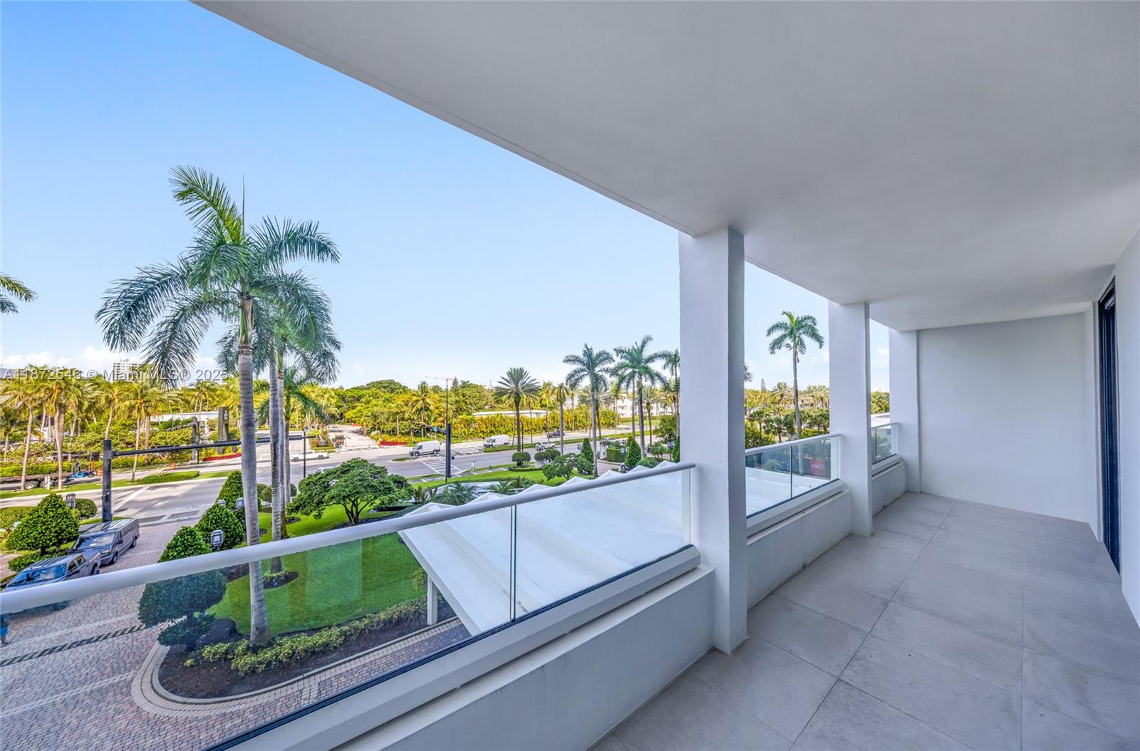 Photo of 9801 Collins Ave  #5Q, Bal Harbour, Florida, 33154 - New Glass Balcony and floors