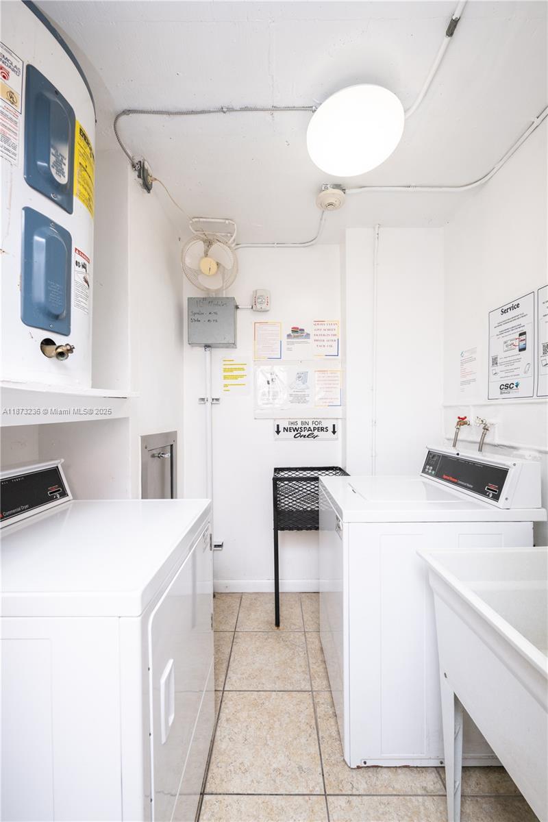 Photo of 1833 Ocean Dr  #1007, Hallandale Beach, Florida, 33009 - Coin Operated Laundry (located next to the unit)