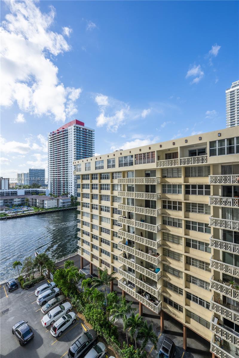 Photo of 1833 Ocean Dr  #1007, Hallandale Beach, Florida, 33009 - Bay view from the open balcony
