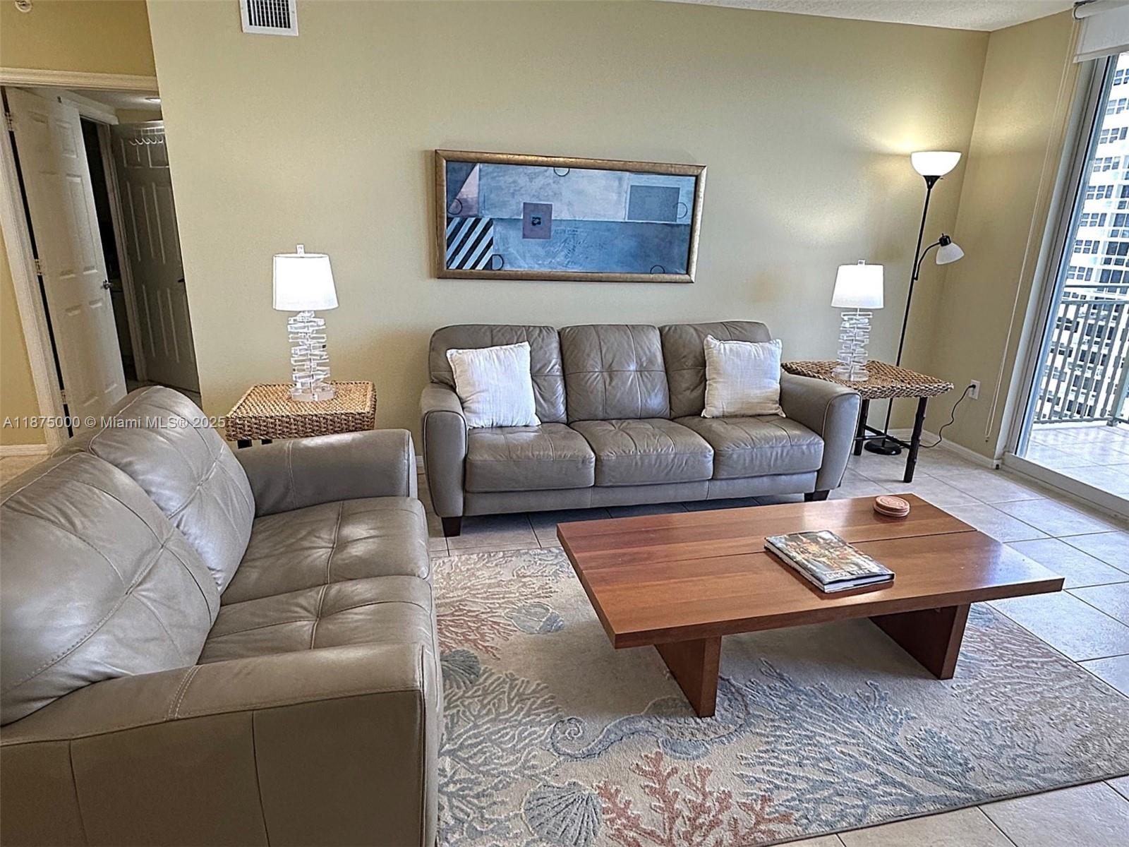 Photo of 2080 OCEAN DRIVE  #1010, Hallandale Beach, Florida, 33009 - Spacious living room