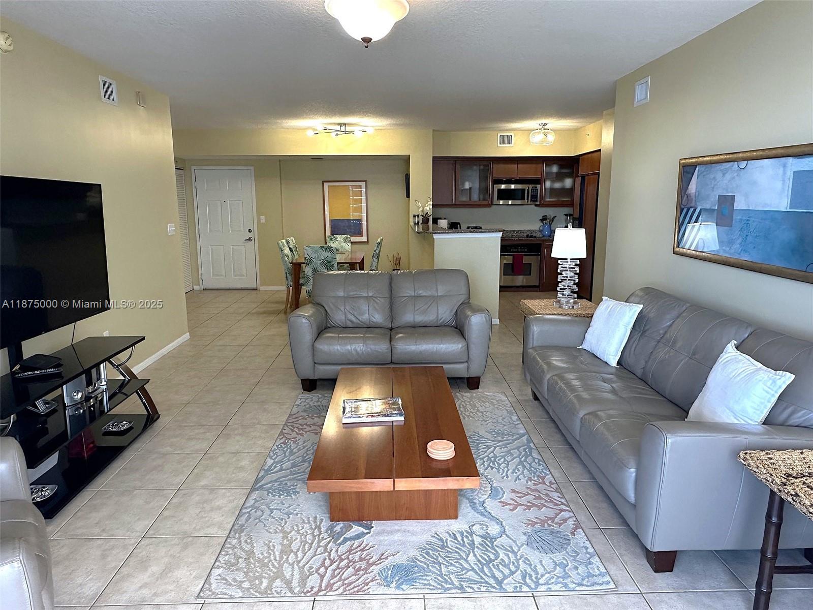 Photo of 2080 OCEAN DRIVE  #1010, Hallandale Beach, Florida, 33009 - Open living area