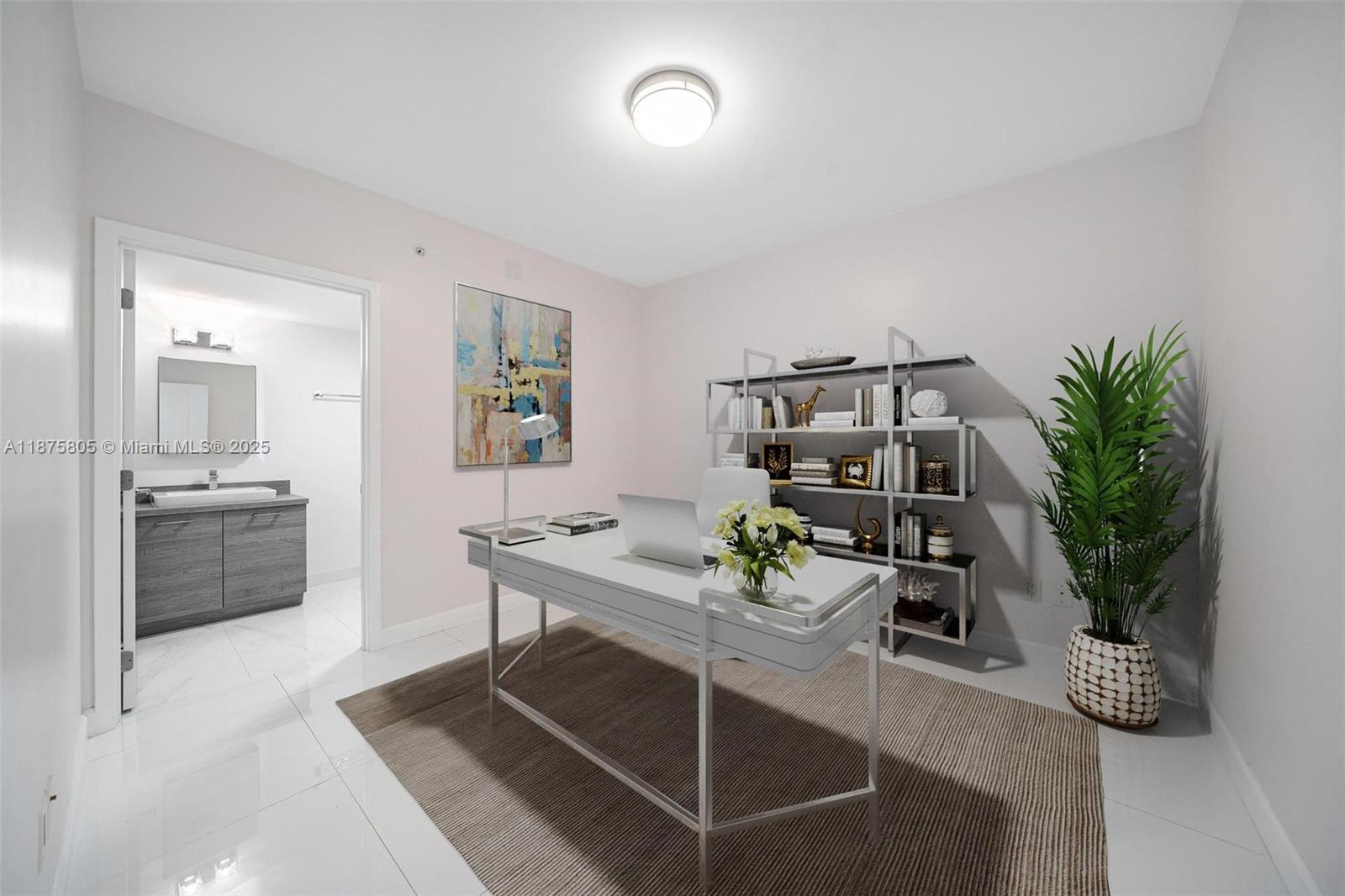 Photo of 400 Sunny Isles Blvd  #1707, Sunny Isles Beach, Florida, 33160 - Enclosed Den/Office Staged Pic