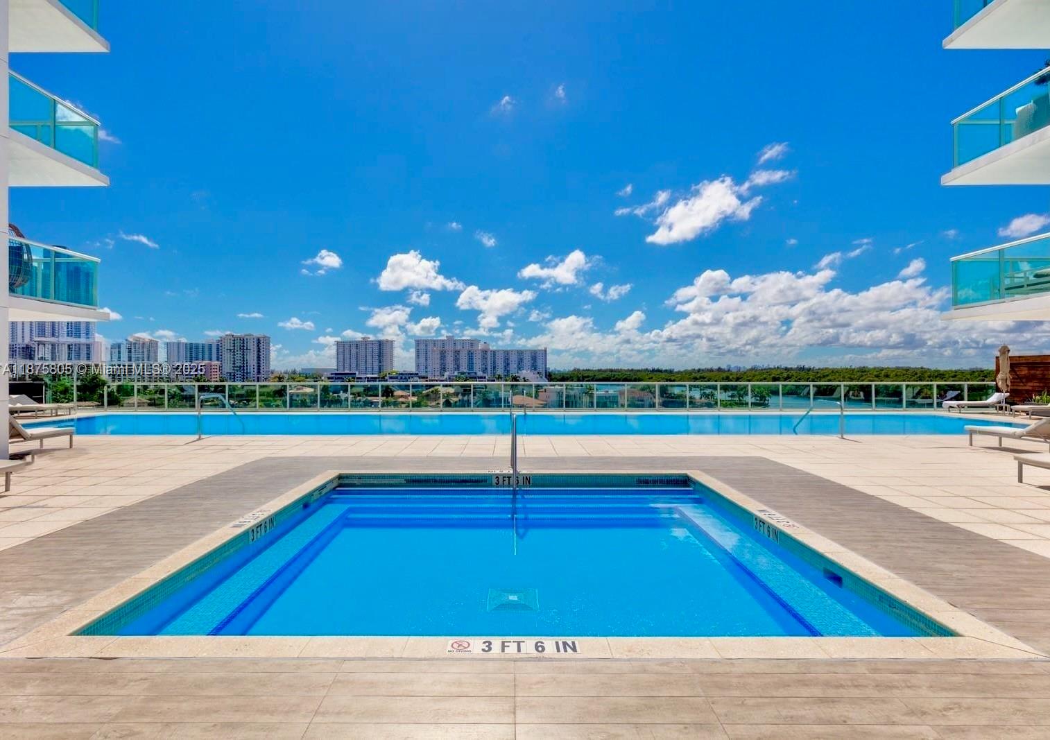 Photo of 400 Sunny Isles Blvd  #1707, Sunny Isles Beach, Florida, 33160 - Second Pool