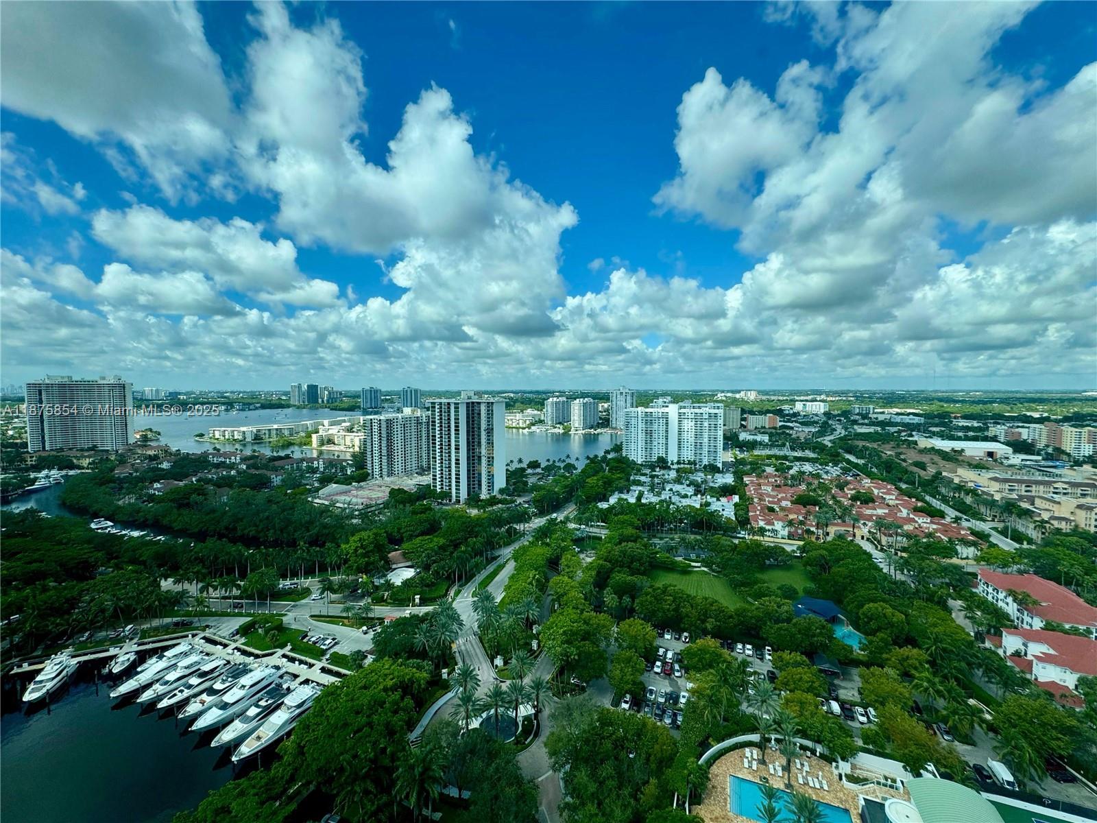 Photo of 3301 183rd St #PH9, Aventura, Florida, 33160 - 3rd Bedroom Views.Photos may be digitally staged or AI-edited for visualization purposes.
