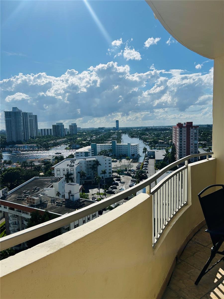 Photo of 3180 Ocean Dr  #1620, Hallandale Beach, Florida, 33009 - Beautiful view from unit's balcony