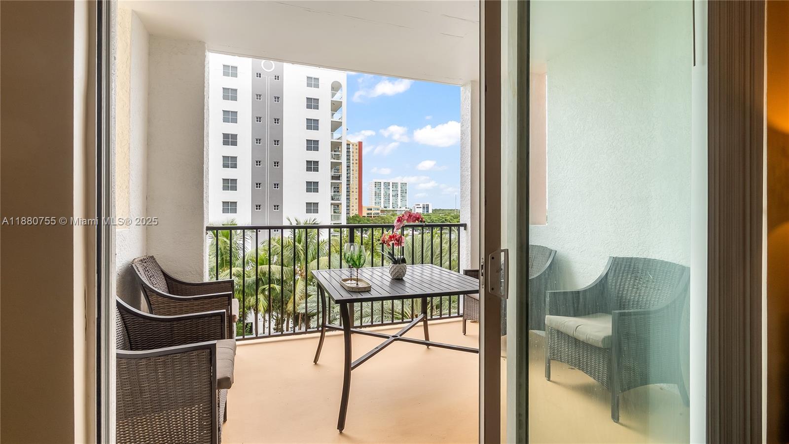 Photo of 17100 Bay Rd  #1603, Sunny Isles Beach, Florida, 33160 - Large & Private Balcony