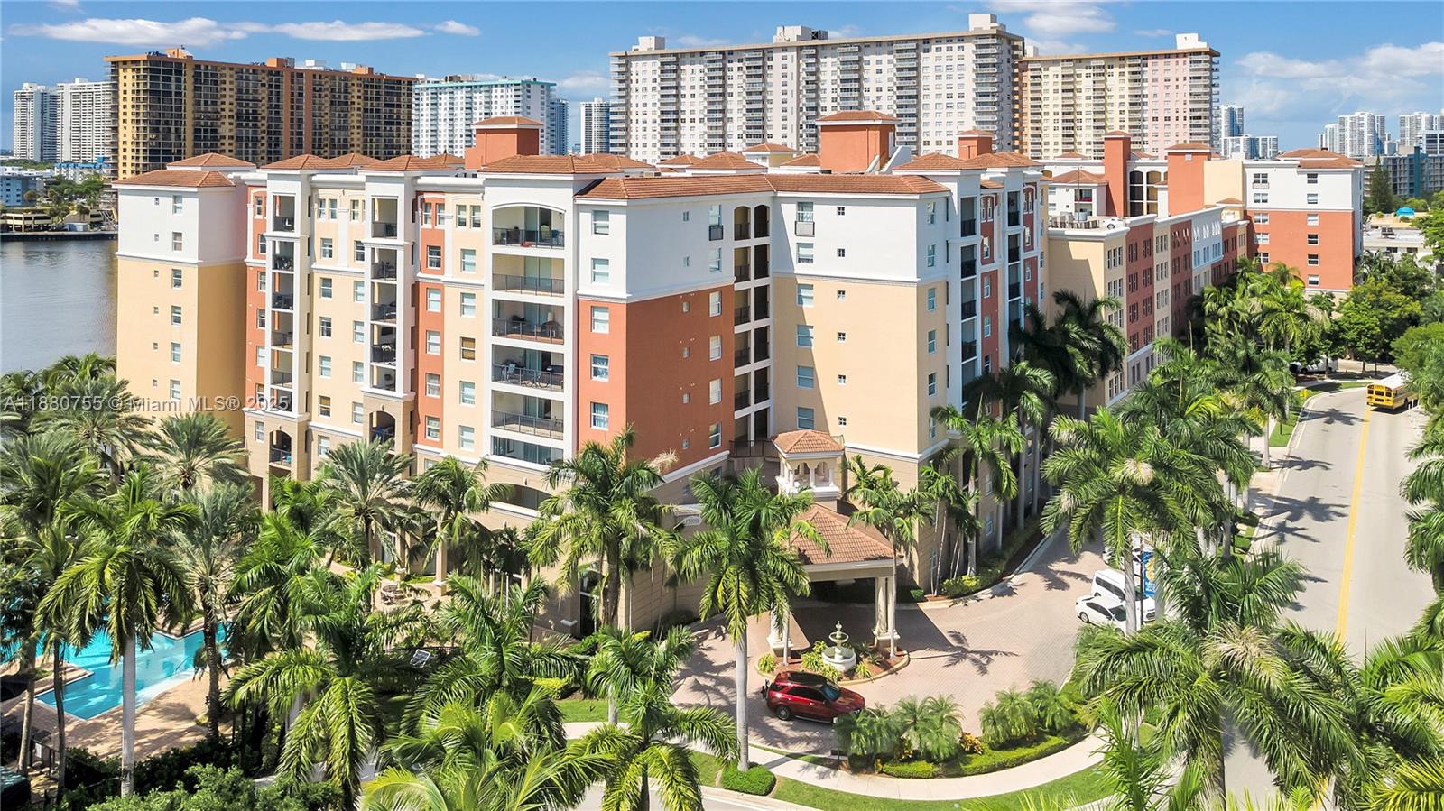 Photo of 17100 Bay Rd  #1603, Sunny Isles Beach, Florida, 33160 - Balcony City View