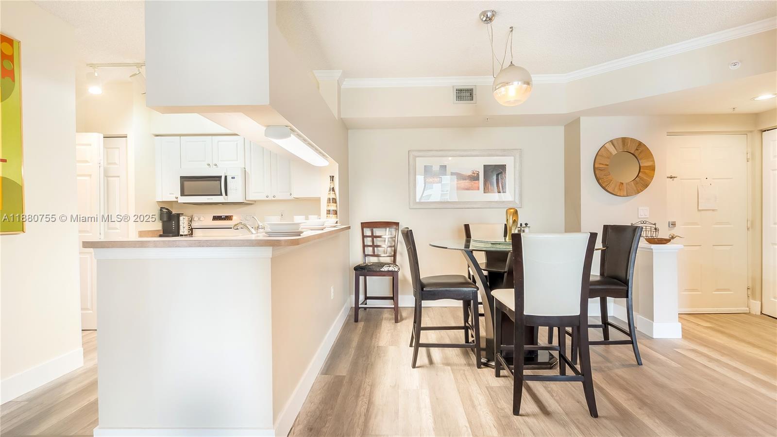 Photo of 17100 Bay Rd  #1603, Sunny Isles Beach, Florida, 33160 - Plenty of Room for Daily Bar Dining