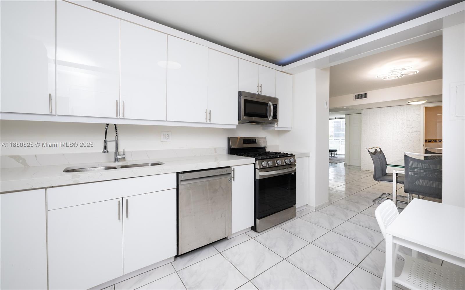 Photo of 2030 Ocean Dr  #227, Hallandale Beach, Florida, 33009 - MODERN KITCHEN /W SS APPLIENCES