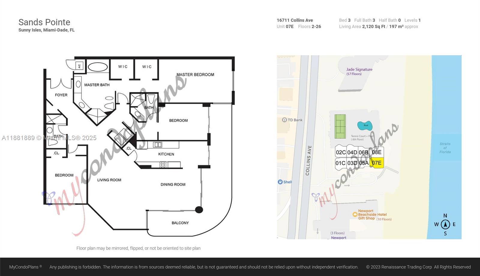 Photo of 16711 Collins Ave #2007, Sunny Isles Beach, Florida, 33160 -