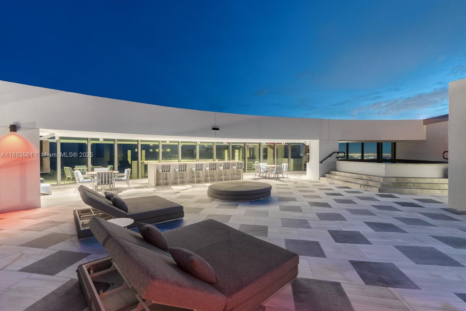 Photo of 18555 Collins Ave  #PH-1, Sunny Isles Beach, Florida, 33160 - Roof Top Terrace