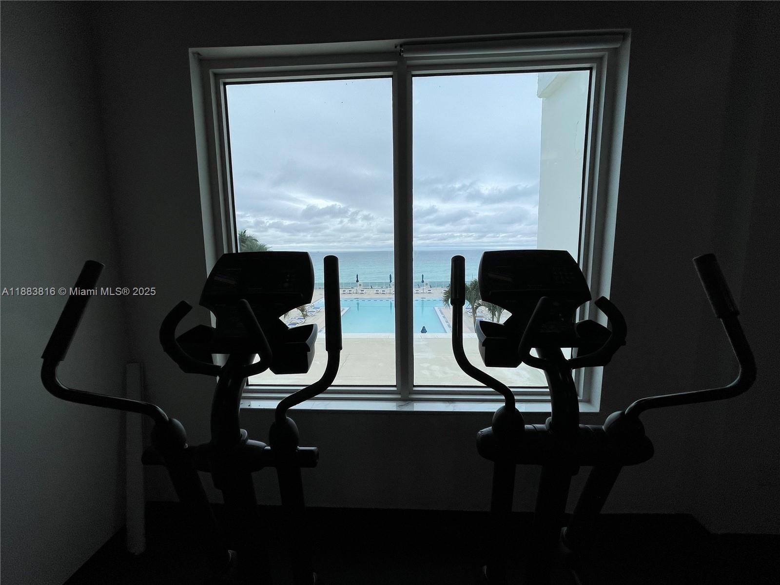 Photo of 2751 Ocean Dr  #1204S, Hollywood, Florida, 33019 - View from the Gym