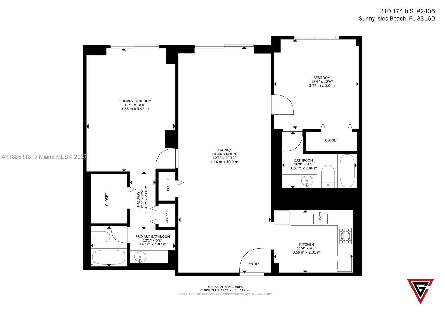 2406 2 / 2 1232 sq. ft. $ 2025-09-26 0 Photo