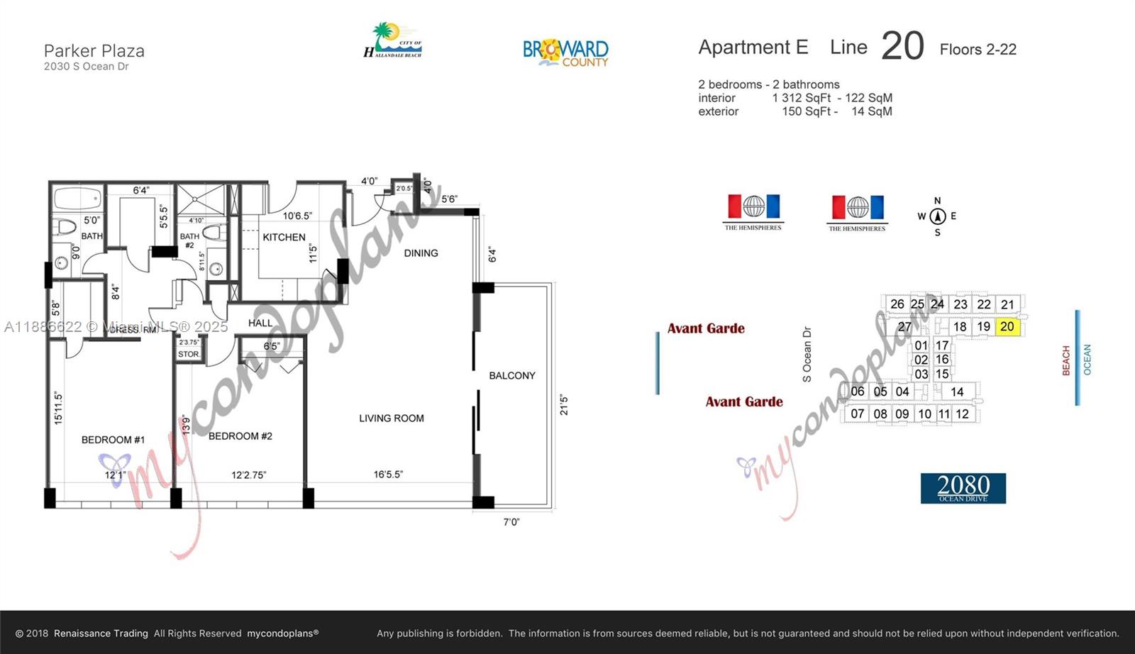Photo of 2030 Ocean Dr  #1820, Hallandale Beach, Florida, 33009 - 