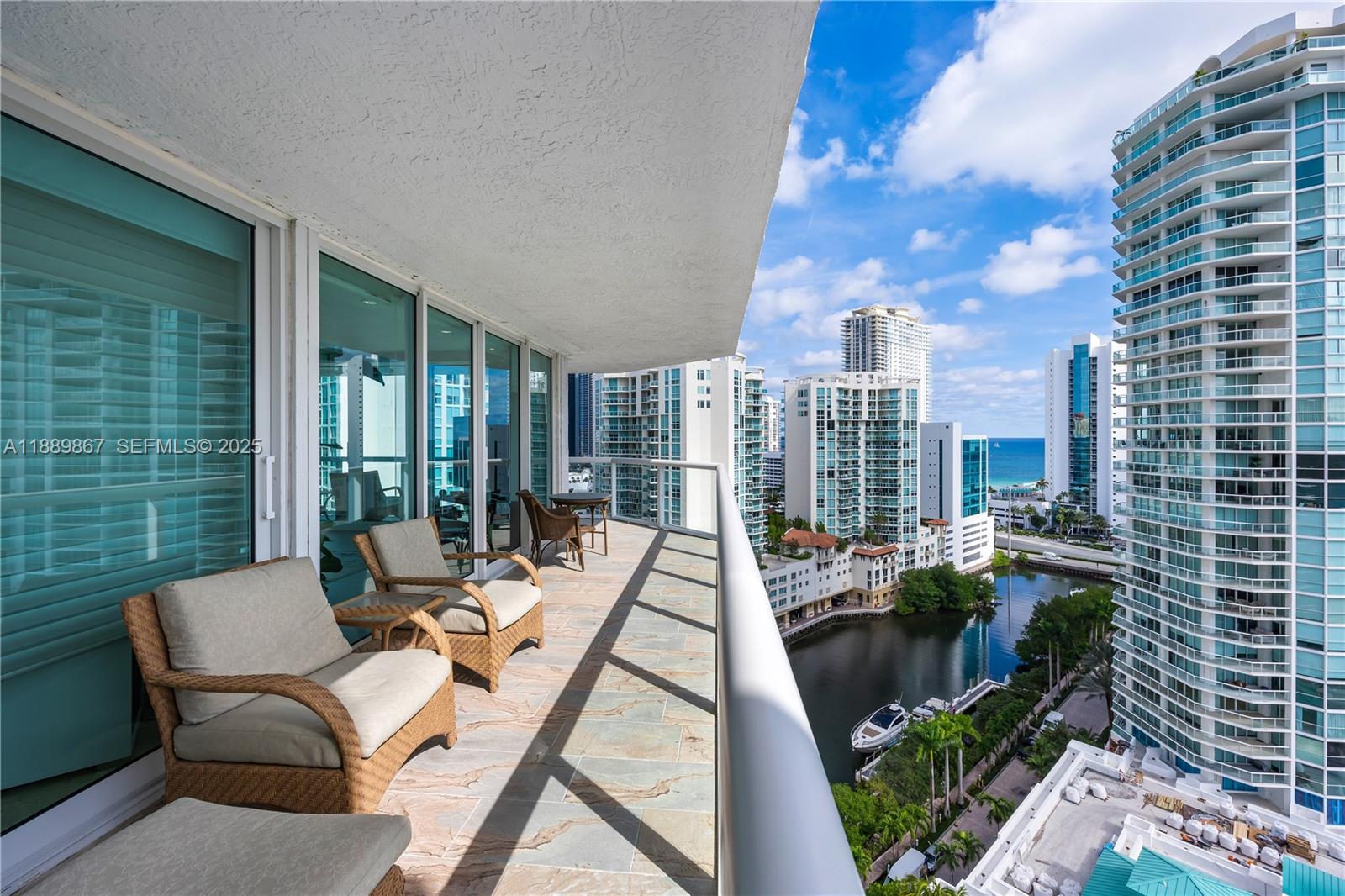 Photo of 16500 Collins Ave  #1751, Sunny Isles Beach, Florida, 33160 - Balcony off Bed #2