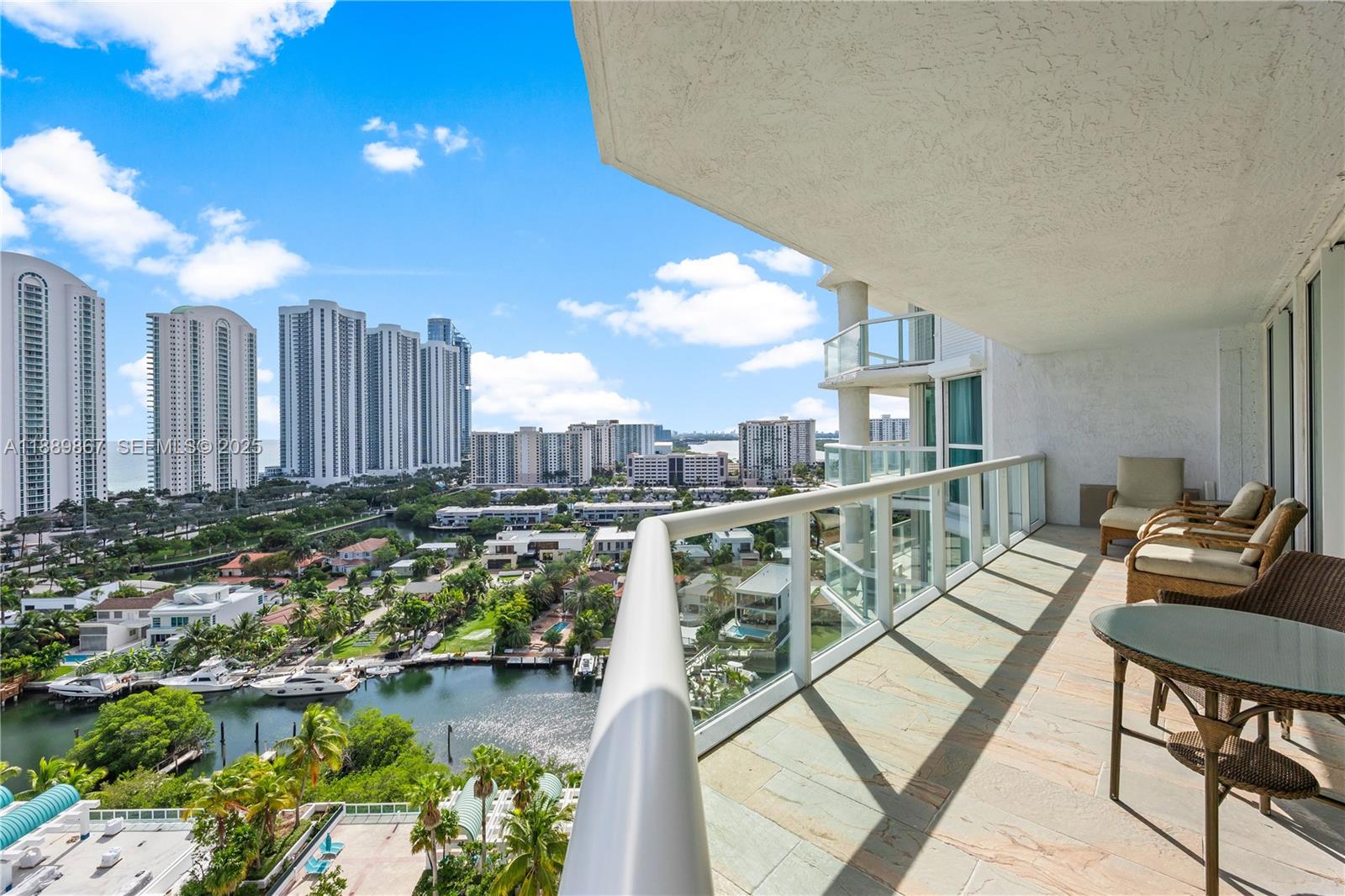 Photo of 16500 Collins Ave  #1751, Sunny Isles Beach, Florida, 33160 - Balcony South View