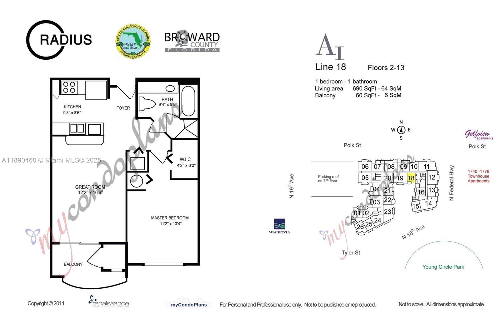 Photo of 1830 Radius Dr #318, Hollywood, Florida, 33020 -