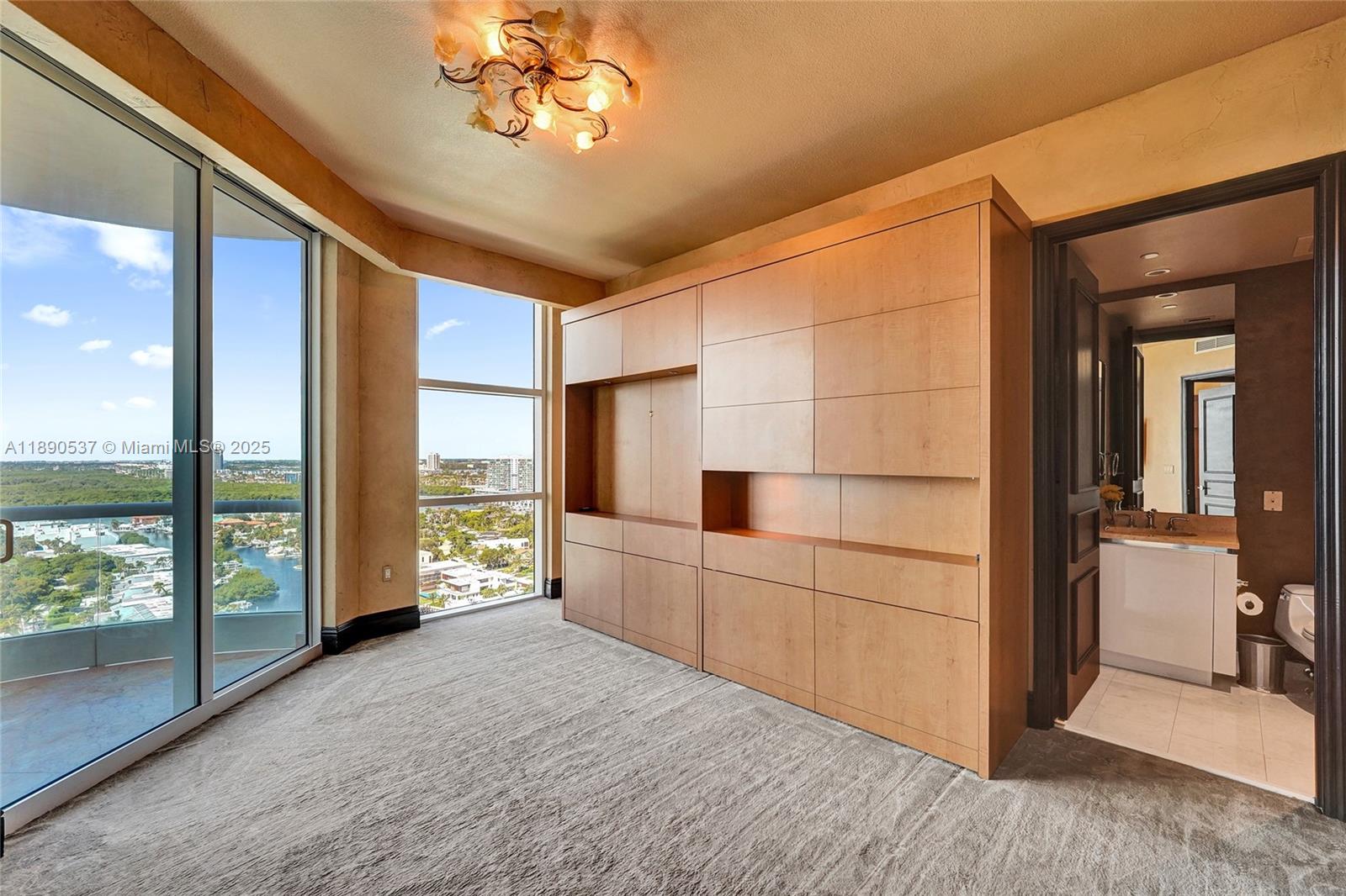 Photo of 16047 Collins Ave  #2101, Sunny Isles Beach, Florida, 33160 - Murphy bed with built-ins. West city views and intracoastal water views