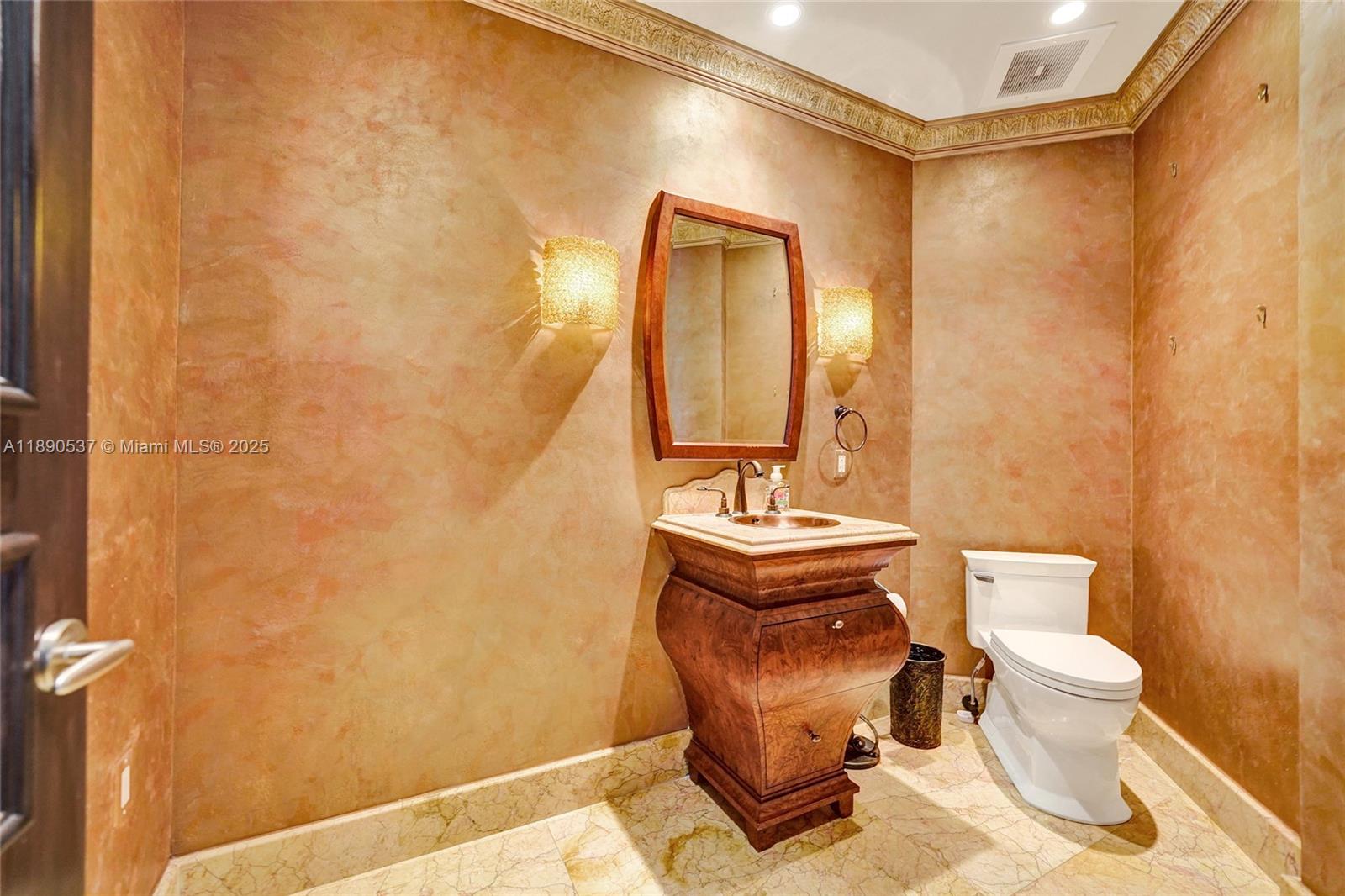Photo of 16047 Collins Ave  #2101, Sunny Isles Beach, Florida, 33160 - Guest bathroom with serene decor