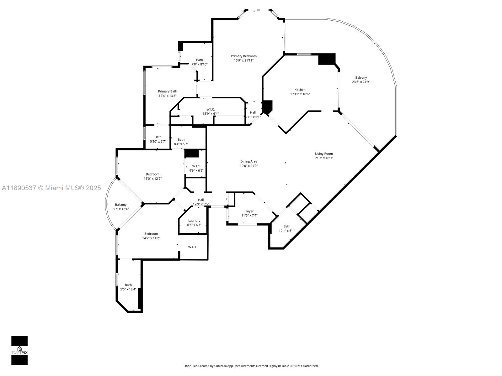 Photo of 16047 Collins Ave  #2101, Sunny Isles Beach, Florida, 33160 - Amazing floor plan for you and your family!