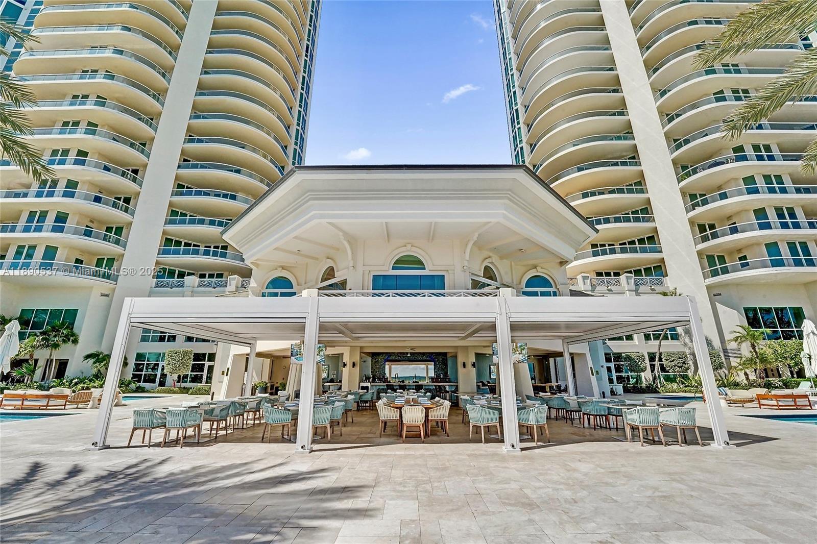 Photo of 16047 Collins Ave  #2101, Sunny Isles Beach, Florida, 33160 - Entertain your family or friends outside by the beach