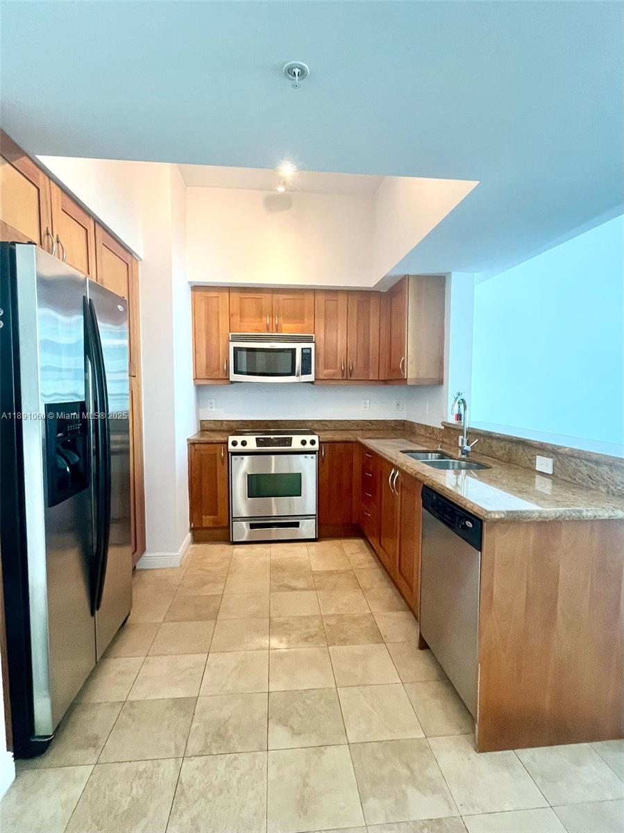 Photo of 1745 HALLANDALE BEACH BLVD #2404W, Hallandale Beach, Florida, 33009 - LARGE OPEN KITCHEN