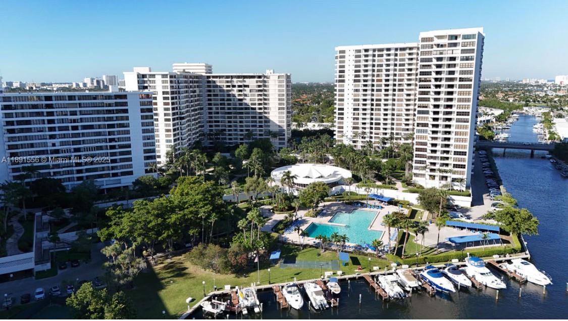 Photo of 600 Three Islands Blvd  #1021, Hallandale Beach, Florida, 33009 - Aerial view of the Marina