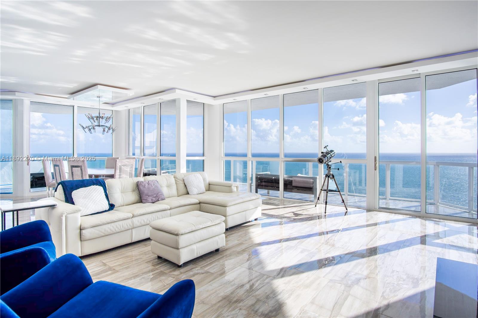 Photo of 16425 Collins Ave  #OS16A, Sunny Isles Beach, Florida, 33160 - Custom sufit throughout with high hats and aviance lighting