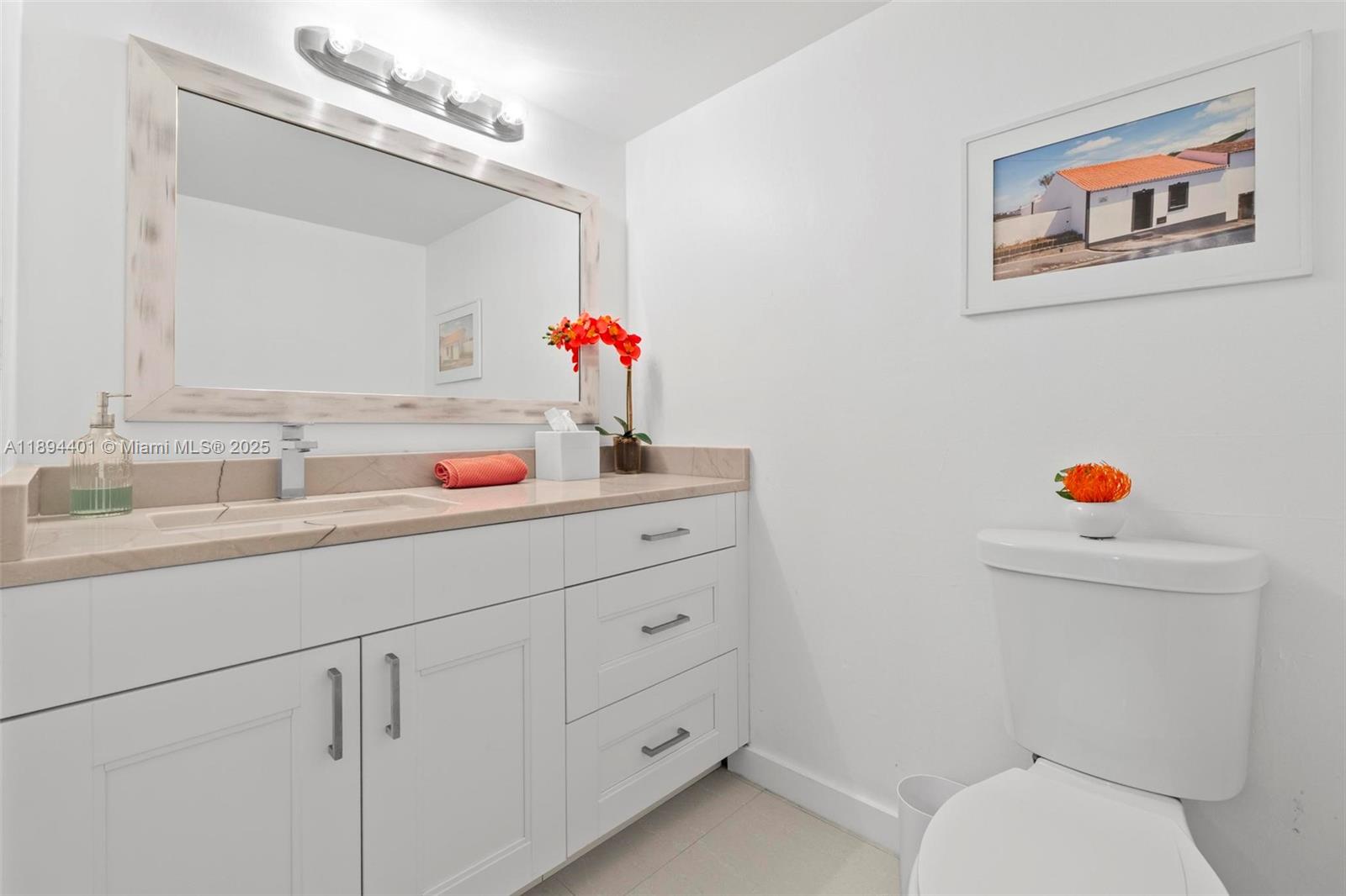 Photo of 600 Three Islands Blvd  #317, Hallandale Beach, Florida, 33009 - Remodeled 1/2 guest bathroom