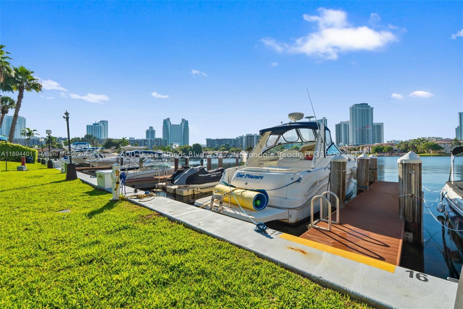 Photo of 600 Three Islands Blvd  #317, Hallandale Beach, Florida, 33009 - Community marina and boat slips on intracoastal